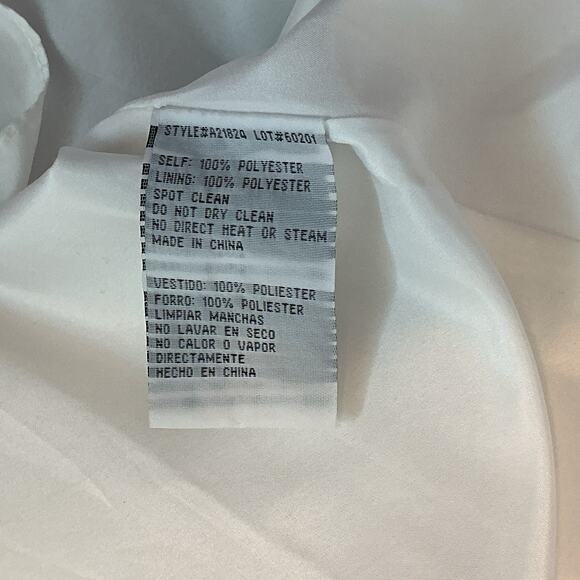 Betsy & Adam Mosaic Deep V-Neck Low Back Prom Ball Gown Spaghetti Strap Womens 4 - Picture 10 of 10